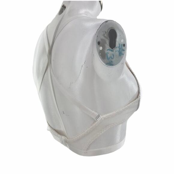 American VINTAGE Empire Intimates 32C 80's White Convertible Bridal Bra A05 - Picture 2 of 4